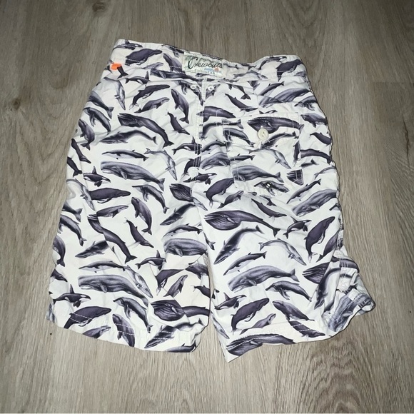 Kid's Crewcuts Whale Print Swimsuit Board Shorts - Picture 5 of 8